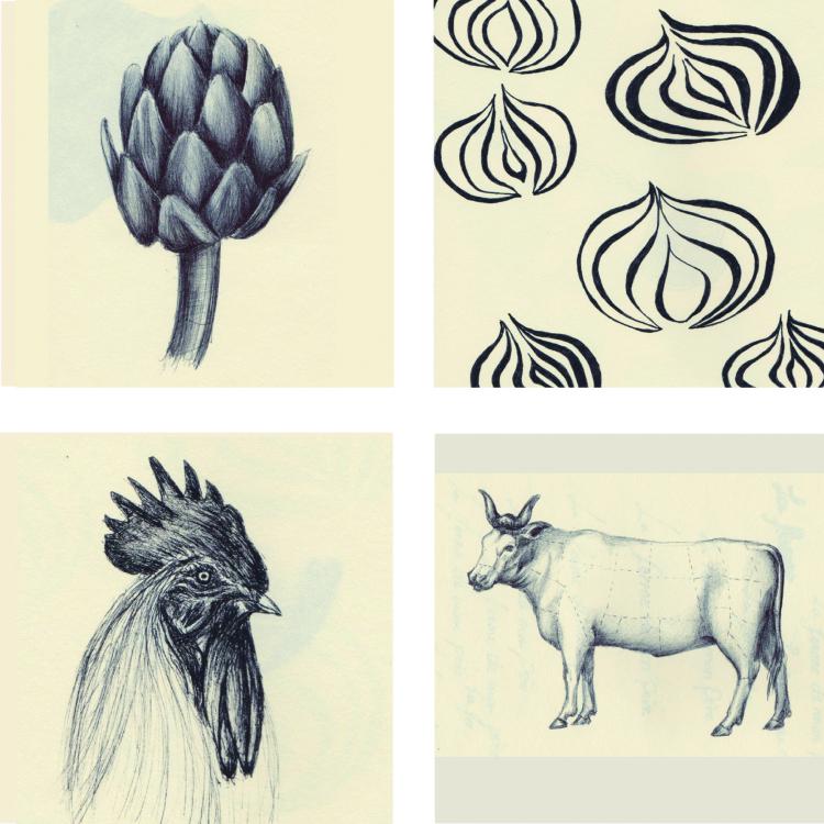 illustrations pour La ferme de mon père